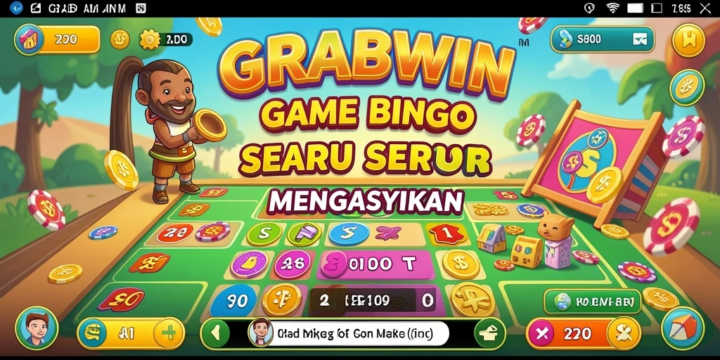 Screenshot gameplay GRABWIN yang menampilkan suasana bermain Bingo.