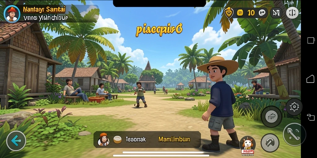 Screenshot gameplay <strong>HARAPJP</strong> menunjukkan aksi seru dan penuh warna.