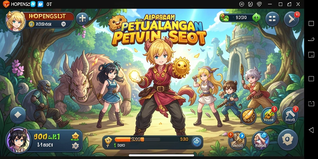 Tampilan menarik dalam gameplay <strong>HOPENGSLOT</strong> saat beraksi dengan karakter Anime.