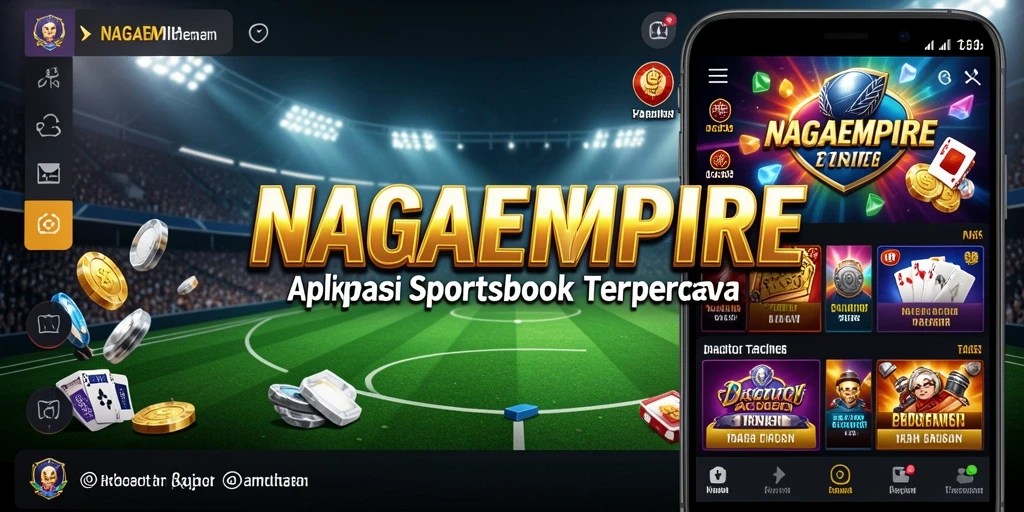 Screenshot tampilan antarmuka aplikasi NAGAEMPIRE saat bertaruh.