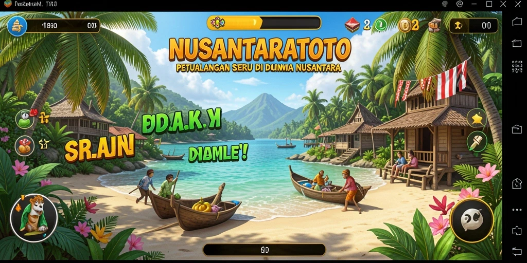 Tampilan gameplay seru dari NUSANTARATOTO yang penuh dengan petualangan.